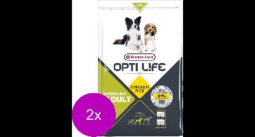 Opti Life Adult Medium - Hondenvoer - 2 x 2.5 kg
