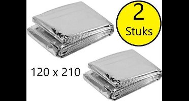 Benson Nooddeken 2 Stuks – 120x210cm | Survival Deken | Nooddeken | Reddingsdeken | Warmtedeken