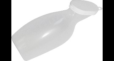 Aidapt Urinaal 1 liter - Voor vrouwen - Melkwit/Ondoorzichtig plastic