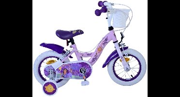 Disney Wish Kinderfiets - Meisjes - 12 inch - Paars - Twee Handremmen