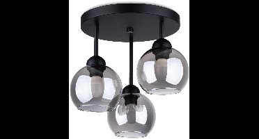 Plafondlamp Alino 3 lichts Ø 30 cm zwart