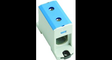 Hager Aansluitklem voor aluminium en koperleidingen, 25mm²-150mm², blauw K150AN