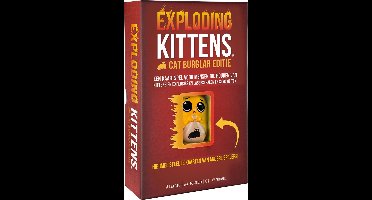 Spel - Exploding kittens - Cat burglar editie - 7+