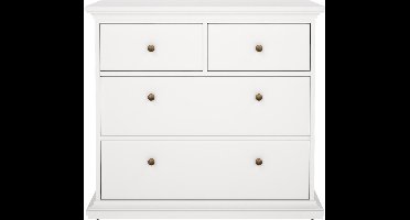 Giga Living Ladekast Paris - Wit - 100x90x50cm