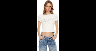 Dames-T-shirt Guess Rib