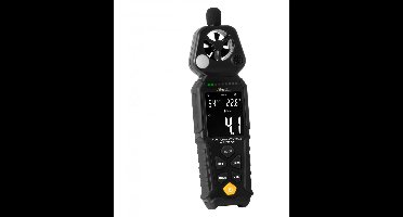 PCE-EM 750 PRO 6-in-1 Milieumeter – Decibel, Lux, Luchtstroom, Temperatuur & Luchtvochtigheid