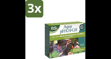 BSI – Aqua pH KH GH – Waterbalans Verbeteraar – 600 g - Bulkverpakking - 3 stuks
