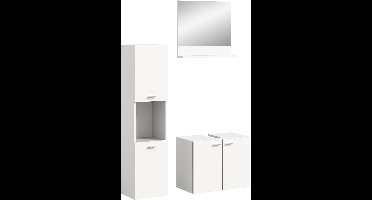 xonox.home Badkamermeubel Boston/Tampa wit imitatie 102x186x33 cm