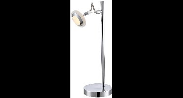 LED tafellamp gastenkamer spot aluminium chroom licht schakelbaar