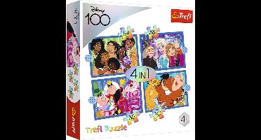 Trefl Trefl 4in1M - The happy world of Disney / Disney 100