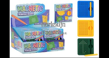Johntoy magnetisch tekenbord speelgoed 11 cm assorti creatief.
