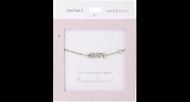 Depesche armband zilver vriendschap cadeau voor meisjes.