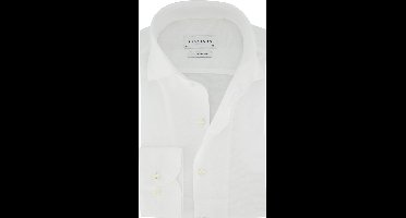 Japanese Knitted overhemd Profuomo wit effen