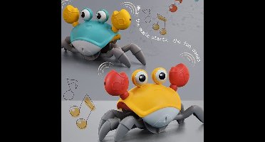 Kinderen Inductie Ontsnappingskrab Kruipspeelgoed Baby Elektronisch Huisdier Muzikaal Speelgoed Beweegbaar Speelgoed voor Peuters dat Obstakels Vermijdt