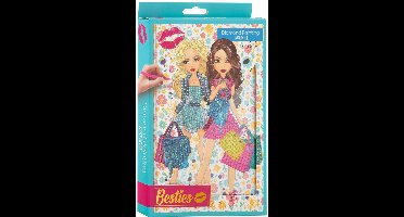 Diamond Painting notitieboek creatief speelgoed multi kleuren.