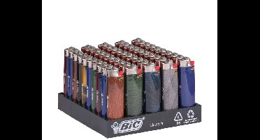 BIC® Maxi J26 aanstekers - Texture - Display (50 stuks)