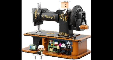 Pantasy 85028 Retro Classic Naaimachine bouwset | Mega icons creator modelbouw | Technisch microscoop constructie educatief speelgoed bouwpakketten voor volwassenen & kinderen | Expert leerzaam decoratie gechikt voor lego | Bouwdoos met 1152 bloks