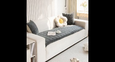 Dikke bankhoes - Wasbaar - Zachte corduroy universele bankhoes, 2-, 3-, 4-zits, antislip bankhoes, gezellige bankhoes, bankspreien, meubelbeschermer voor de woonkamer(70*150cm)