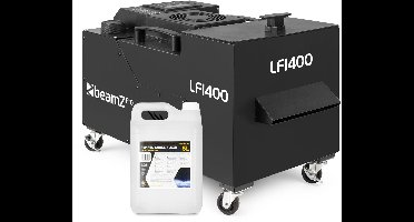 BeamZ Professional LF1400 low fogger set met 5 liter vloeistof - Ultrasoon - 1400W