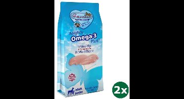 2x12 kg Renske mighty omega plus adult/senior kip/rijst hondenvoer