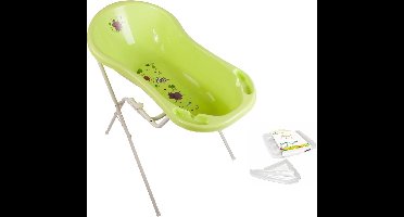 Baby Badje met Standaard - Inklapbaar Bad - Zitbad - Bath Bucket