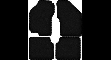 BASIC zwarte veloursmatten voor: Fiat Bravo hatchback (1995-2001)