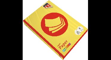 Kopieerpapier quantore colour a4 80gr zwavelgeel | 5 stuks