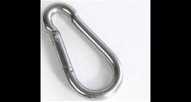 Kern HCB-A01 Karabijnhaak (roestvrij staal) met veiligheidssluiting, opening ca. 15 mm, voor hangweegschalen KERN HCB e