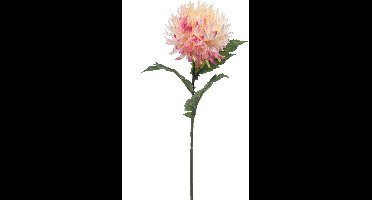 Emerald - Kunstbloem Chrysant lichtroze 57cm - Kunstplant voor binnen