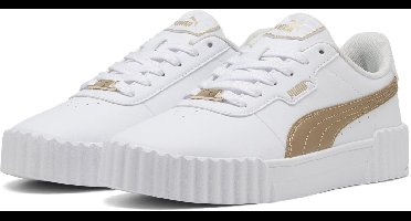 PUMA Carina 3.0 DayINight Dames Sneakers - PUMA White-PUMA Gold