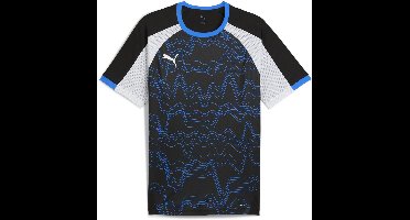 PUMA individualLIGA Graphic Jersey Heren Sportshirt - PUMA Black-PUMA White-Ultra Blue