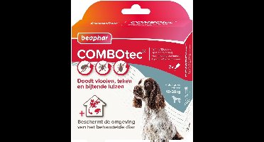 Beaphar Combotec Hond 10-20kg - Anti vlooien en tekenmiddel -