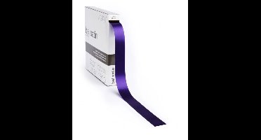 Poly Satijnlint Paars - 40 mm / 100 mtr.