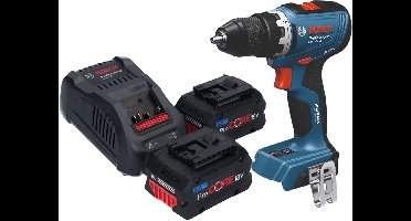 Bosch GSB 18V-65 Professionele accu klopboormachine 18 V 65 Nm borstelloos + 2x ProCORE oplaadbare accu 5,5 Ah + oplader