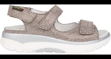 Mephisto Sano Norine - dames rollende wandelsandaal - Taupe - maat 35 (EU) 2.5 (UK)