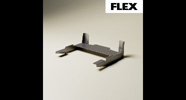 Stackwell Bracket - Gereedschapskist Houder voor Flex L-BOXX - Toolcase-Bracket - Opbergsysteem - Gereedschapskofferhouder voor muur & wandmontage - Thermisch verzinkt staal - Roestvrij en duurzaam- Schroeven inbegrepen