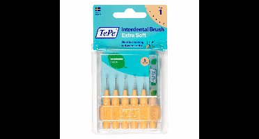 TePe Ragers Extra Zacht 0,45 mm Lichtoranje - 3 x 6 stuks - Voordeelverpakking