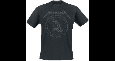 Metallica Snake Ring Tonal Heren T-shirt - zwart - S