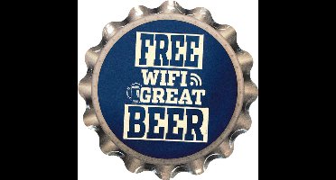 Cap coaster - Free wifi