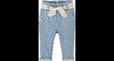 Vertbaudet Babyjeans met stoffen riem
