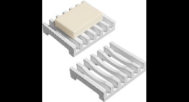 Boraboi® Siliconen Zeepbakjes Set van 2 met Zelflegend Ontwerp voor Badkamer en Keuken