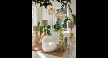Light & Living - Lampenkap TWEED - Ø50x38cm - Groen