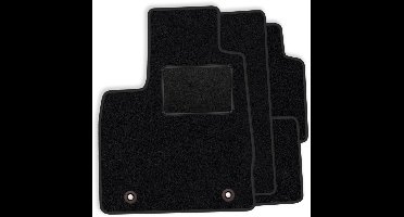 Set velours vloermatten geschikt voor Mercedes CLC-klasse CL203 Sportcoupe 2000-2008 - zwarte afwerking