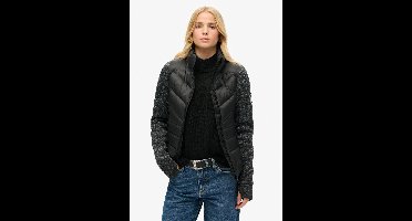 Superdry - Gebreide Hybrid Storm jas - Dames - Gewatteerde jassen