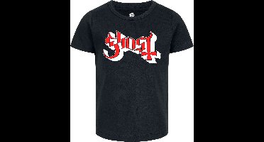 Ghost Metal-Kids - Logo T-shirt zwart 92 Katoen Meisjes - Band merch, Bands