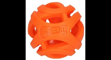 Chuckit Breathe Right Fetch Ball - Hondenspeelgoed - Hondenbal - Drijvend - Extra large - Ø9 cm - Oranje - 1 Stuks