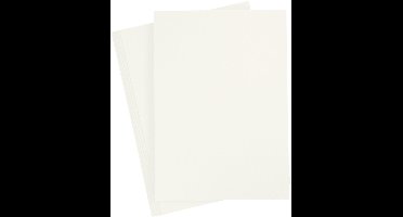 Gekleurd Karton A4,210x297 mm, 180 gr, off-white, 20 vel | Knutselkarton