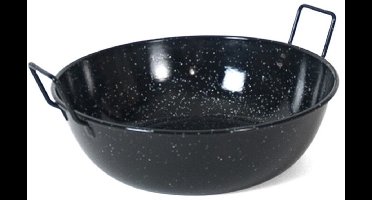 Gerimport Wokpan Honda 26 Cm Bijenwas Rvs Zwart