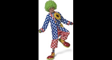 ESPA - Lange clownsjas met stippen voor kinderen - 116 (6-7 jaar)