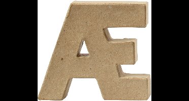 Letter, Æ, H: 10 cm, dikte 2 cm, 1 stuk